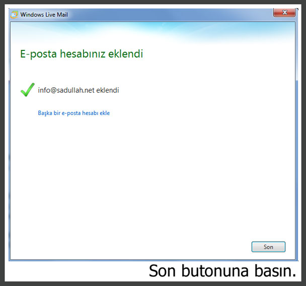 mail kurulumu